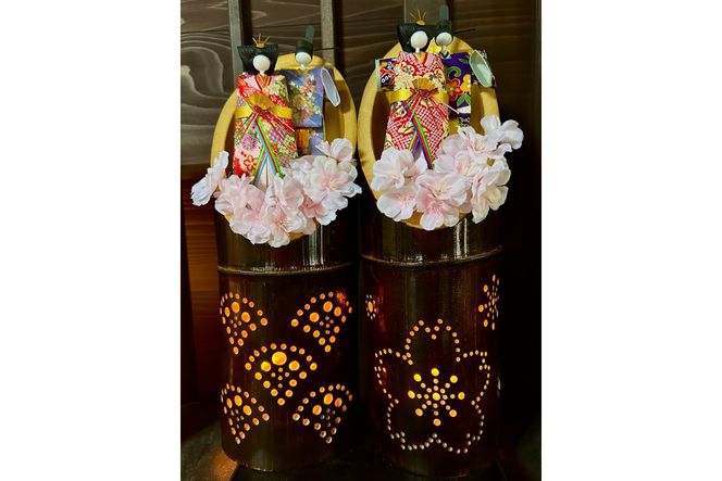 竹明かり雛　WW00001