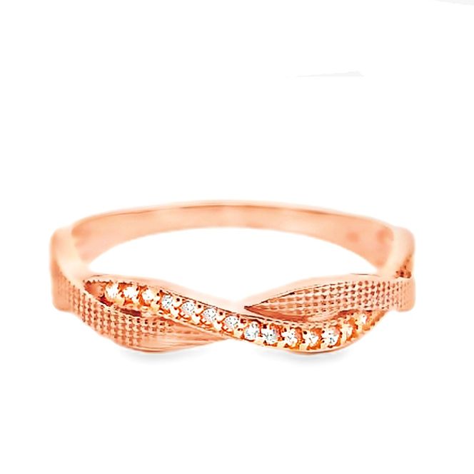 K18ＰＧ　ツイストダイヤ　リング　RADR-6940DI-Ｒ 188-145