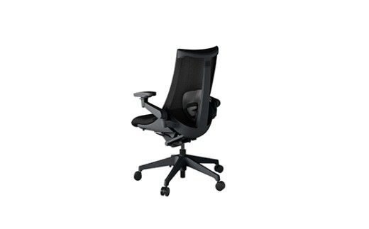 イトーキ アクト2 ブラック オフィスチェア【メッシュ・ハイバック/日本製】ゲーミングチェア（KJ457JVT1T1CF）【EI191W】