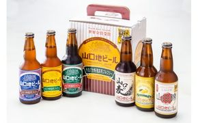C137 【WBAワールド・ビア・アワード2018世界金賞受賞】山口地ビール6本定期便（4回コース）