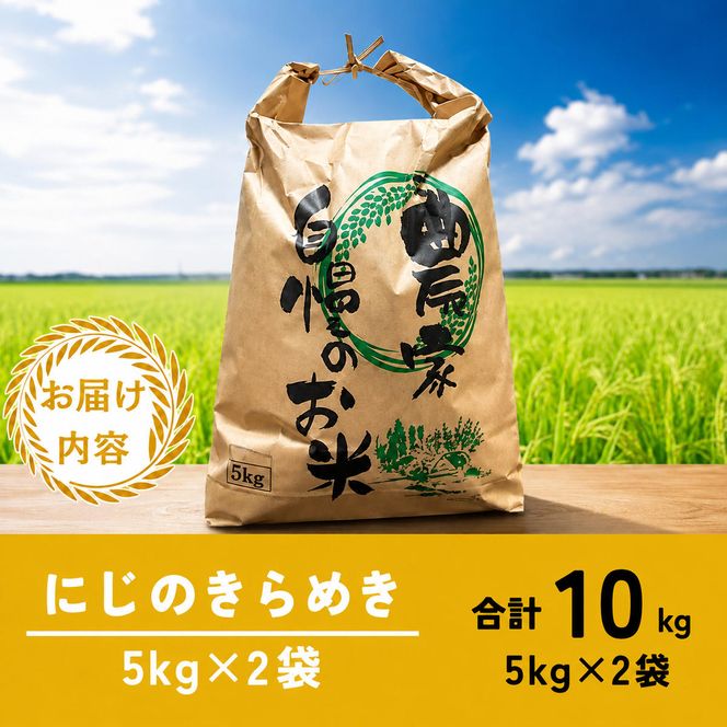 令和8年産先行予約 京都美山産 にじのきらめき 10kg 新米 精米 10キロ コメ こめ お米 単一原料米 ごはん ご飯 京都 新米26