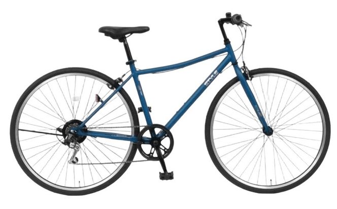099X344-1 STYLE KIX  クロスバイク276 マットネイビー【27型 自転車 完成品 組み立て不要 アウトドア サイクリング じてんしゃ 通勤 通学 新生活】