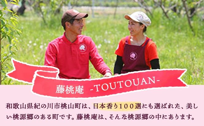 あら川の桃ジャム3本セット  株式会社 藤桃庵《90日以内に出荷予定(土日祝除く)》和歌山県 紀の川市---wsk_ttajam_90d_22_11000_3p---