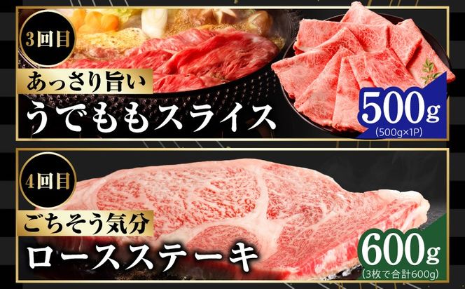 mrzZ105 【定期便】黒毛和牛 定期便8万円コース【小分け 焼肉 しゃぶしゃぶ ステーキ 簡単調理 BBQ 牛肉 黒毛和牛 味付き】