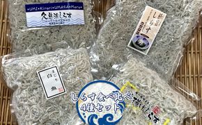 167-22-010　しらす食べ比べ4種セット【 小松水産 茨城県 日立市 】