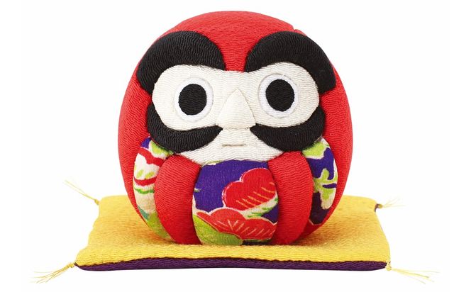 木目込み人形　　　吉祥ダルマ 工芸品 和雑貨 インテリア ダルマ 願掛け 木目込み人形　CR00002