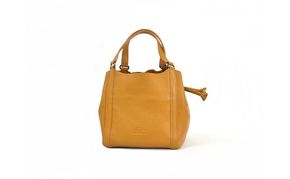 レディース本革バッグ7M6-1014P（・マスタード）