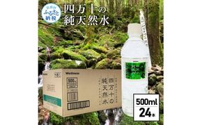 【CF-R7hbk】SKS061 四万十の純天然水 500ml×24本 水 天然水 ナチュラルミネラルウォーター モンドセレクション金賞受賞 健康 おいしい お水 飲みやすい おすすめ ご家庭用 ご自宅用 防災 水 まとめ買い