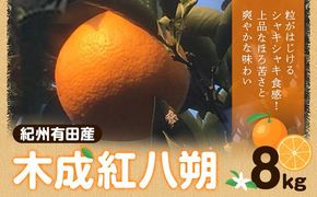 【先行予約】紀州和歌山産 木成紅八朔 8kg 株式会社魚鶴商店(大鶴商店)《2月下旬-3月中旬頃出荷》和歌山県 日高町 紀州和歌山産 木成紅八朔 はっさく ハッサク 八朔 紅八朔 柑橘 果物 フルーツ---wsh_uot235_2g3c_26_18000_8kg---