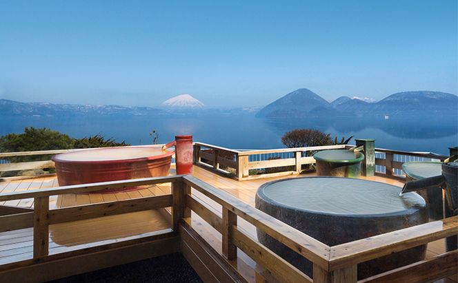 洞爺湖畔亭 ペア宿泊券(1泊2食付)  旅行 温泉 観光地 温泉 露天風呂 旅 宿泊券 宿 ホテル お食事 バイキング 和洋中 送料無料 北海道 洞爺湖町 