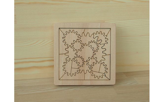 考えるおもちゃ　ギアパズル・ワイド 工芸品 玩具 