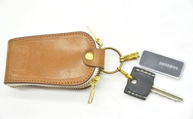 革工房Manly ローテーションキーケース ブラウン ファッション アクセサリー ファッション小物 