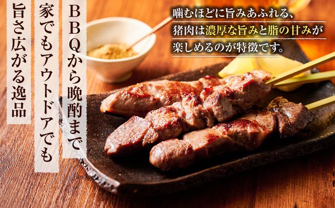 【晩酌にも！】 猪肉串　10本 【猪肉 ジビエ 焼肉用 BBQ 焼き鳥 晩酌 おつまみ ホームパーティー 人気 おすすめ 神奈川県 小田原市】 142069_HV007