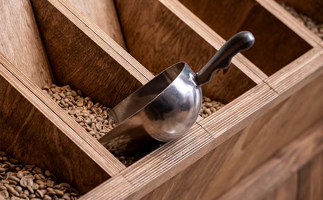 定期便6回【YANAKA COFFEE】赤池ブレンド500ｇコーヒー豆（粉-中挽き） 珈琲 コーヒー 粉 自家焙煎 オリジナルブレンド ブラジル コロンビア エチオピア プライムツリー 赤池 限定 日進市