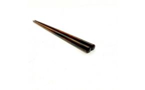 【23.5ｃｍ】黒柿 八角箸 大 漆塗り 322032_BG039VC01