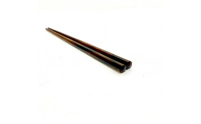 【23.5ｃｍ】黒柿 八角箸 大 漆塗り 322032_BG039VC01
