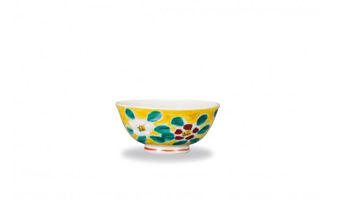 九谷焼 プチ飯碗 花文 a02 工芸品 茶碗 ご飯用 お茶碗 誕生日プレゼント 還暦祝い 古希 喜寿 米寿 退職 定年 プレゼント お祝い お返し お礼 172111_CY3188