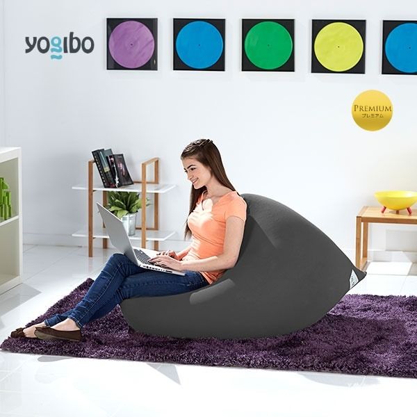 yogibo ヨギボー ミニ ビーズクッション ダークグレー 人気