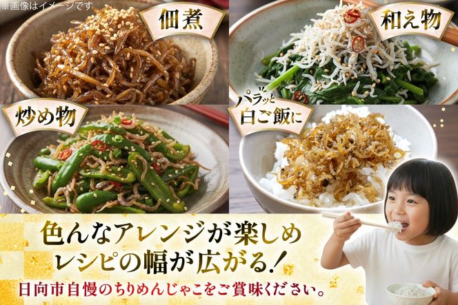 ちりめん 宮崎県産 無添加 ちりめんじゃこ 120g 3p 計360g [幸脇漁業生産組合 宮崎県 日向市 452061353] じゃこ 国産 しらす干し 小分け ジャコ 保存料不使用