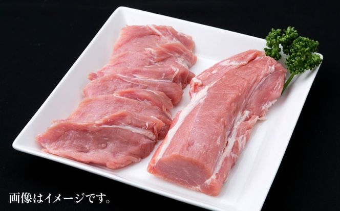 【全3回定期便】糸島産豚肉 ヒレ肉 ブロック 1kg （1本350g前後×3本）《糸島》【糸島ミートデリ工房】 [ACA233] 国産 糸島 豚肉 豚 ヒレ トンカツ トンテキ
