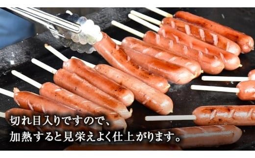 日本ハム ・ 業務用 切り目入り 串付き フランク 60本セット ( 10本×6袋 ) フランクフルト ソーセージ パーティー バーベキュー おつまみ BBQ イベント セット [AA093ci]
