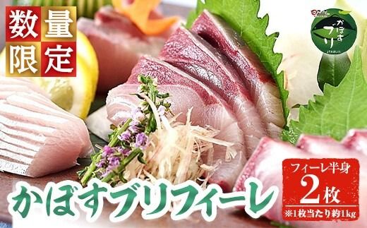 かぼすブリ フィーレ (2枚:約2kg) 期間限定 鰤 ブリ フィーレ フィレ ぶりしゃぶ 刺身 鰤しゃぶ 半身 魚 魚介類 養殖 大分県産 大分県 佐伯市【EW069】【Up】