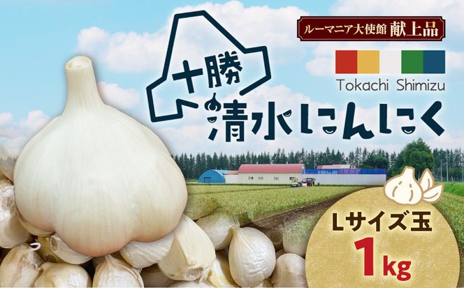 【北海道産】十勝育ちのにんにく Lサイズ(玉) 1kg にんにく ニンニク ガーリック にんにく 北海道産 にんにく_S021-0021