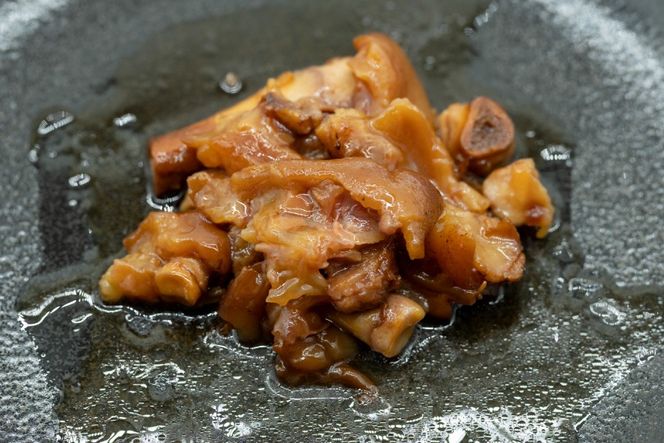 豚足 国産 とろ豚足 醤油味 140g 10個 [日本ハムマーケティング 宮崎県 日向市 452061418] 小分け とろとろ 煮込み おつまみ おかず 惣菜 ご飯のお供