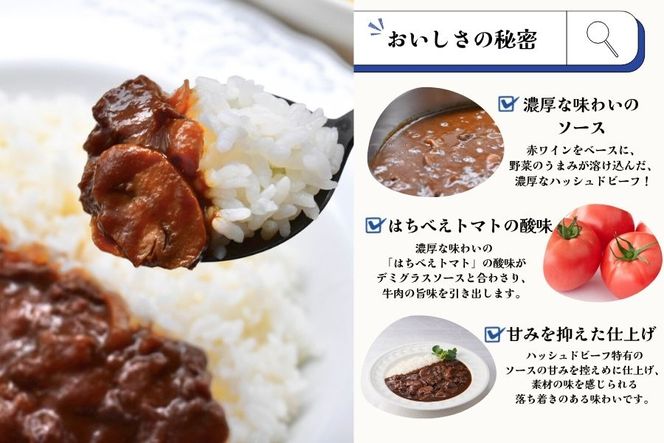 熊本県産はちべえトマトを使ったハッシュドビーフ 1袋(170g) 合計6食入り トマトピューレ トマト とまと 簡単 時短 洋食 惣菜 ギフト 冷凍 人気 ハッシュドビーフ ANA 八代市