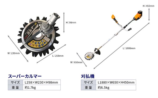 草刈り機 スーパーカルマー elex 両手ハンドル 4.0Ah バッテリー 仕様 アイデック 刈払機 電動 充電式 除草 刈払い機 草刈機 草刈 草刈り 道具 立ったまま 安全 園芸 DIY ガーデニング 芝刈機 芝刈り機 兵庫