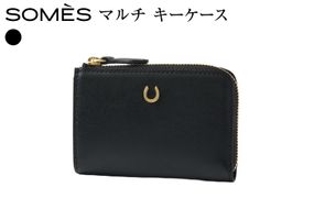 SOMES PT-86 マルチ キーケース ブラック [ソメスサドル 北海道 砂川市 12261039] キーケース マルチケース カードケース 便利 コンパクト 革 本革 おしゃれ 国産 日本製 メンズ レディース ギフト 贈り物 ふるさと納税