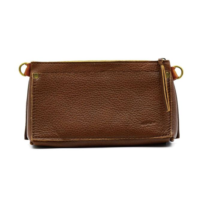 益子の革工房maharoのショルダーポーチ（S）キャメルブラウン｜栃木県 益子町 ふるさと納税 ショルダーポーチ 牛革 手作り（AX105-1）