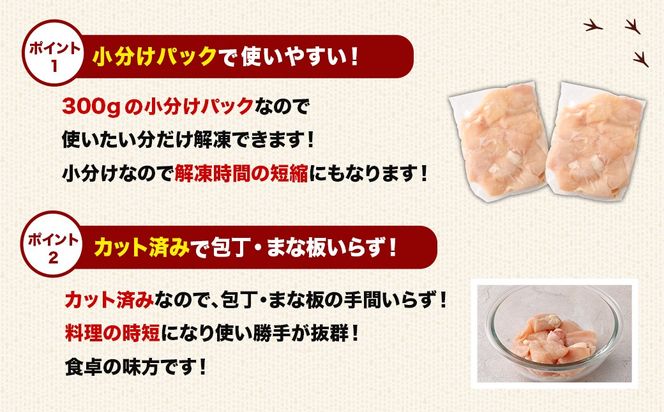 ＜宮崎県産若鶏ムネ切身 1.8kg （300g×6袋）>翌月末迄に順次出荷【c1520_kf】 鶏肉 肉 お肉 ムネ むね肉 ムネ肉 若鶏 鶏むね肉 チキン 冷凍 九州産 国産 宮崎県 高鍋町