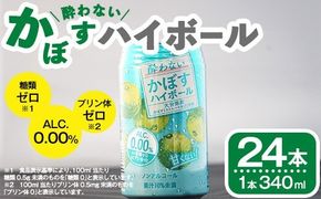 酔わないかぼす ハイボール (24本) セット かぼす ノンアルコール 飲み物 フルーツ 果物 柑橘 数量限定 大分県産 特産品 大分県 佐伯市 常温 常温保存【DT21】【全国農業協同組合連合会大分県本部】