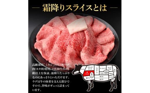 【CF-R7hbk】土佐和牛霜降りスライス(うで)450g 牛肉 肉 お肉 和牛 国産 牛 ウデ肉 スライス A5 最高級 特選 霜降り 国産 豪華 贅沢 美味しい おいしい 柔らかい 肉汁 すき焼き しゃぶしゃぶ