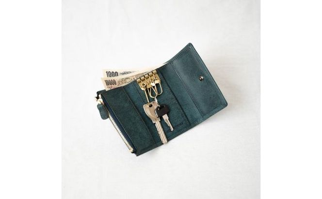 財布 キーケース＆財布 Quattro（クワトロ）プエブロ 皮 革製品 皮革製品 タンニン鞣し革 なめし革 ファッション 小物 コンパクト お札 小銭 カード ケース ウォレット 全6色 　【 墨田区 】 