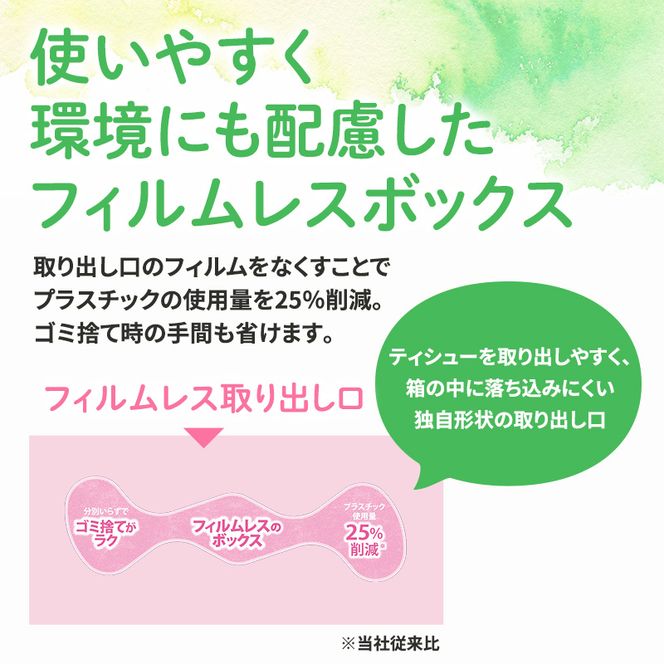 【2ヵ月連続お届け・計120箱】エリエール i:na (イーナ) 北海道 ティシュー 150組5箱 12パック フィルムレス ふるさと納税限定デザイン イーナ ボックスティシュー 箱ティッシュ ペーパー 備蓄品 花粉 赤平市