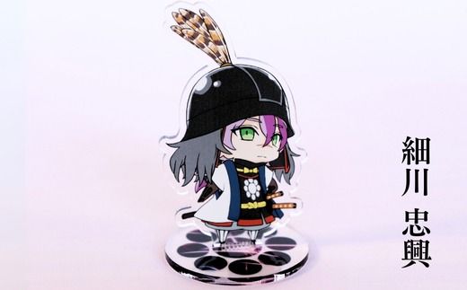 Z-22a 【アクリルスタンド】味方だと思ったのに（忠興　ガラシャ　光秀） 豆本おまけ付