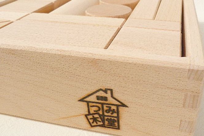はじめてのつみ木（340×250×90mm）天然無垢 白木つみ木 つみき 積み木 木のおもちゃ つみ木堂 群馬県 明和町 [つみき 積み木 天然無垢 白木つみ木 木のおもちゃ 木の雑貨 御出産祝い 出産祝い つみ木堂 群馬県 明和町]|10_tmd-030101