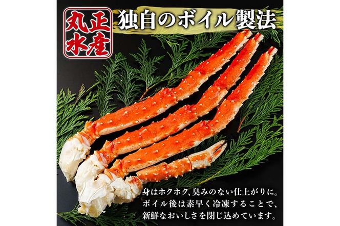 ボイル タラバガニ(約1kg・5L)カニ フレーク 付き 蟹 冷凍 かに たらばがに 蟹しゃぶ 蟹鍋 天ぷら ぞうすい 味噌汁 脚肉 足 海鮮 肩 【丸正水産】【AW-117】