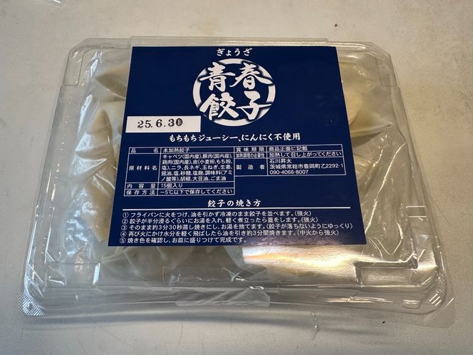 【定期便9ヶ月】餃子専門店青春餃子　豊岡餃子10個入り×3パック 30個（計270個）