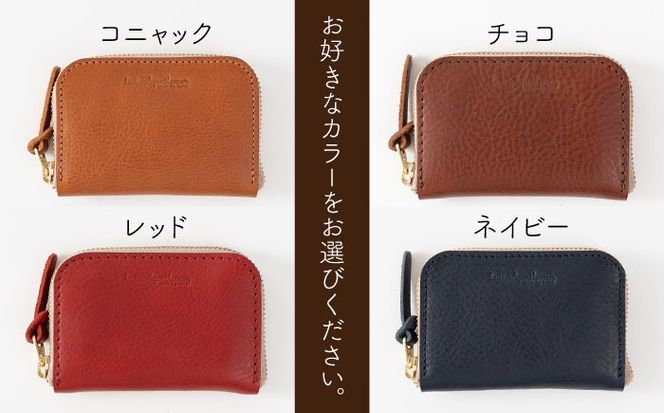 ラウンド の コンパクト 財布 《糸島》【LADIES&GENTLEMEN】 革製品 革財布 サイフ [ADK019]