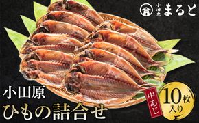 小田原ひもの詰合せ　SA30【惣菜 魚 干物 ひもの お取り寄せ 御中元 お中元 お歳暮 父の日 母の日 贈り物 家庭用 自宅用 贈答品 贈答用 ギフト 定番 朝食 朝ごはん 国産 中あじ  神奈川県 小田原市 】 142069_AD001