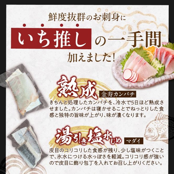 【3ヶ月定期便】(冷凍)結城水産イチオシ！生産者が一手間加えた刺身ブロック N015-YD0240