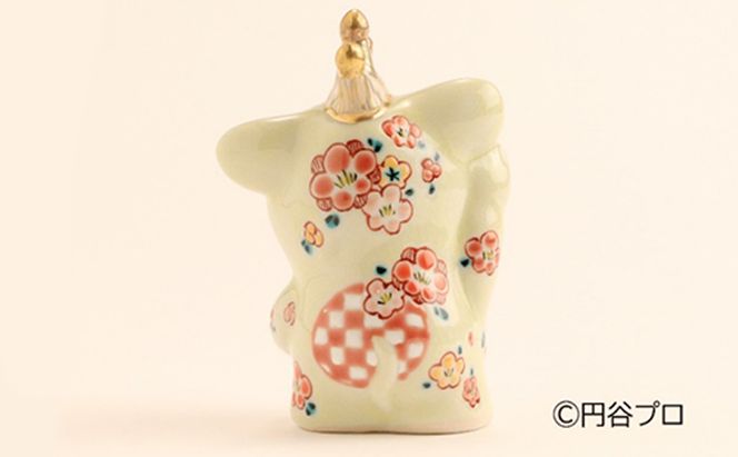 九谷焼　ブースカ　吉田屋梅の図 