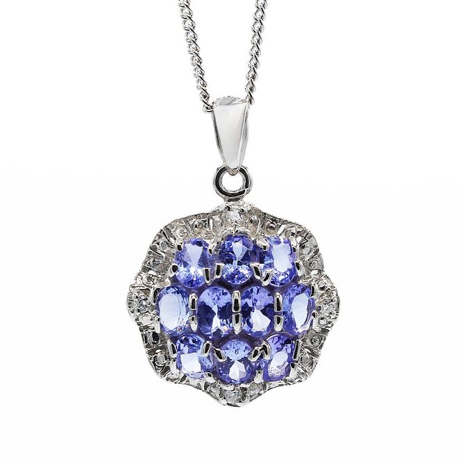 タンザナイト ペンダント 1.50ct SV925 （12475）　BR-60