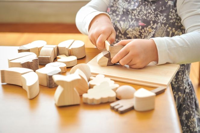 IKONIH 食材セット | おもちゃ 子供 こども オモチャ 玩具 プレゼント お祝い 木 出産祝い 安全 オーガニックトイ ファーストトイ おままごと アイコニー