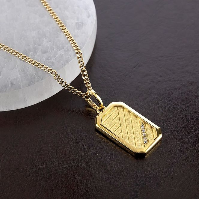 18金 ネックレス K18 インゴット型 喜平用 ペンダントトップ 大ぶり 大きめ プレート ダイヤモンド ゴールド 18k ダイヤ イエローゴールドk18 キヘイ 人気 シンプル ジュエリー 大人 普段 使い 230404102dymbauni-p SWAA296