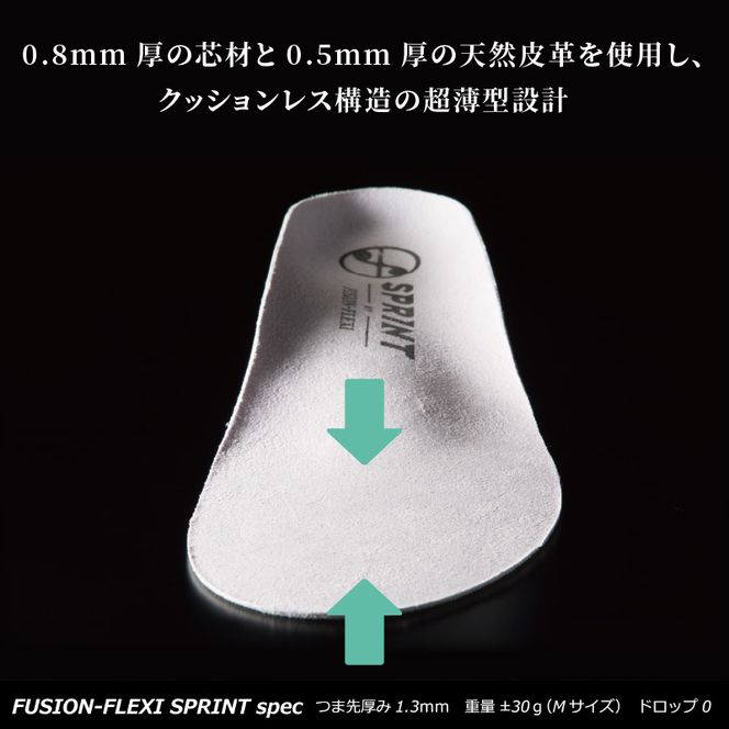 スポーツインソール「フュージョンフレキシーSPRINT」[030M08]