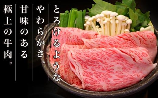  信州牛 黒毛和牛 すき焼き用 肩ロース 約550g 3～4人前 ［小布施屋］ 牛肉 すきやき 国産牛 冷凍 ［C-502］